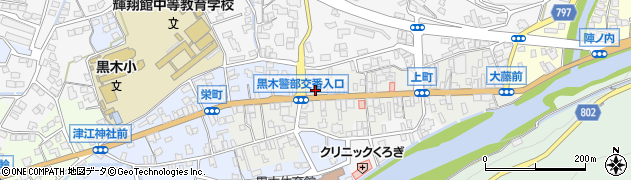 福岡県八女市黒木町黒木120周辺の地図