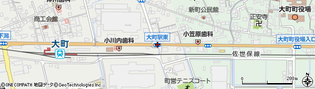 大町駅東周辺の地図