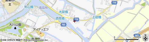 福岡県大川市酒見933周辺の地図