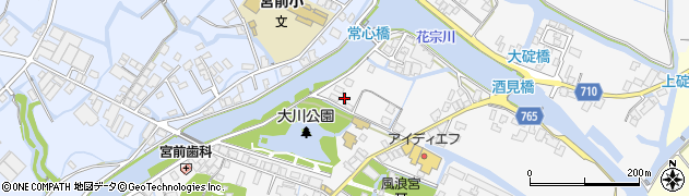 福岡県大川市酒見791周辺の地図
