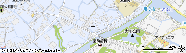 福岡県大川市向島882周辺の地図