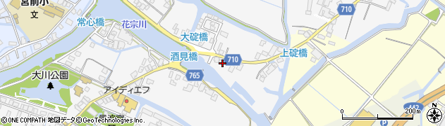 福岡県大川市酒見935周辺の地図