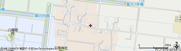 福岡県筑後市富久579周辺の地図
