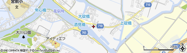 福岡県大川市酒見939周辺の地図