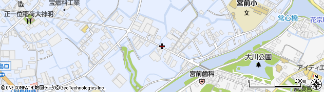福岡県大川市向島917周辺の地図