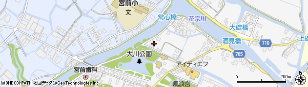 福岡県大川市酒見790周辺の地図