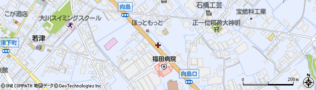 からふく　大川店周辺の地図