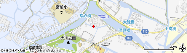 福岡県大川市酒見835周辺の地図