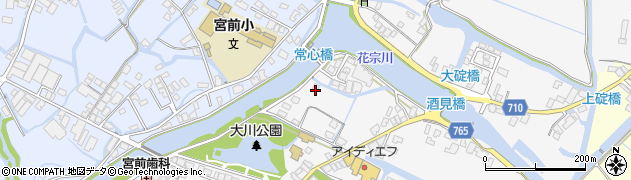 福岡県大川市酒見812周辺の地図