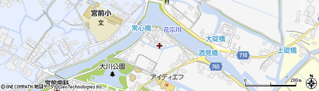 福岡県大川市酒見842周辺の地図