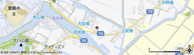 福岡県大川市酒見938周辺の地図