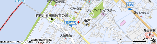 福岡県大川市向島2279周辺の地図