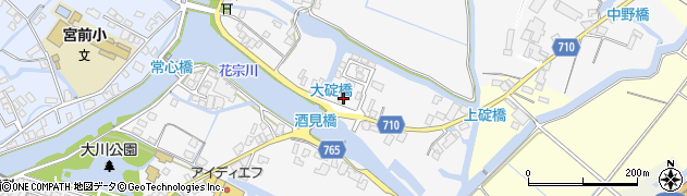 福岡県大川市酒見953周辺の地図