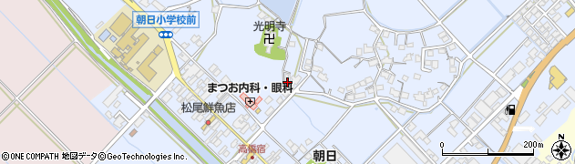 佐賀県武雄市朝日町大字甘久2575周辺の地図