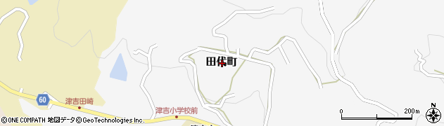 長崎県平戸市田代町周辺の地図