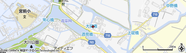 福岡県大川市酒見959周辺の地図