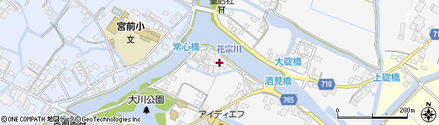 福岡県大川市酒見841周辺の地図