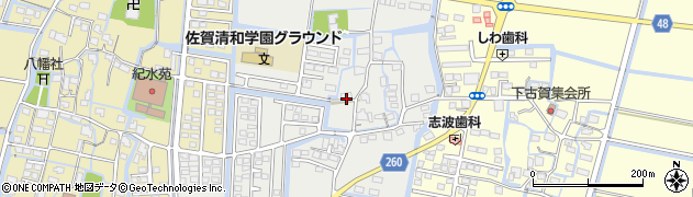 佐賀県佐賀市東与賀町大字田中280周辺の地図
