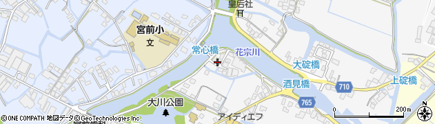 福岡県大川市酒見821周辺の地図