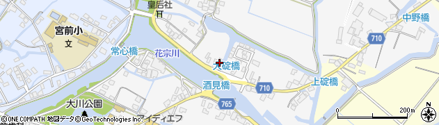 福岡県大川市酒見963周辺の地図