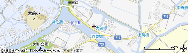 福岡県大川市酒見970周辺の地図