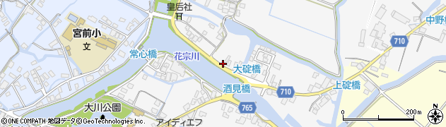 福岡県大川市酒見977周辺の地図