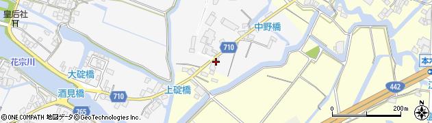 福岡県大川市酒見1177周辺の地図