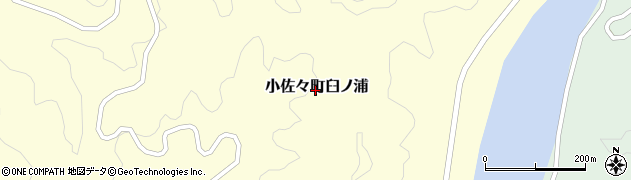 長崎県佐世保市小佐々町臼ノ浦周辺の地図