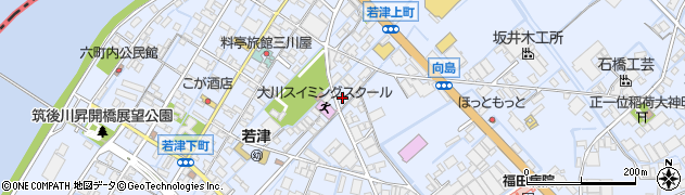 福岡県大川市向島2072周辺の地図