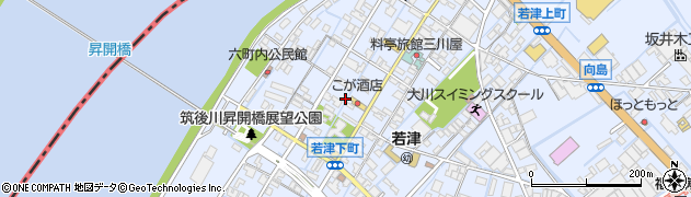 福岡県大川市向島2315周辺の地図
