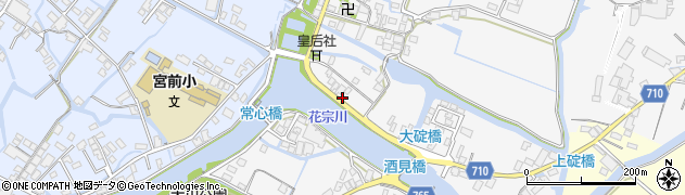 福岡県大川市酒見1007周辺の地図