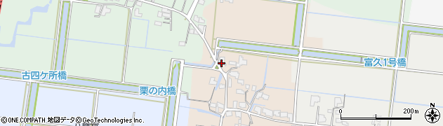 福岡県筑後市富久704周辺の地図