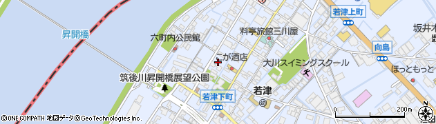 福岡県大川市向島2314周辺の地図