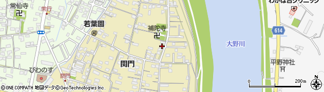大分県大分市関園577周辺の地図