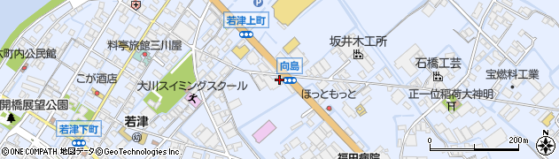 福岡県大川市向島1651周辺の地図