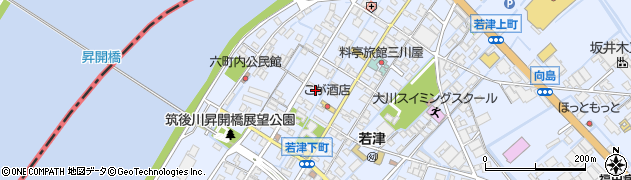 福岡県大川市向島2316周辺の地図