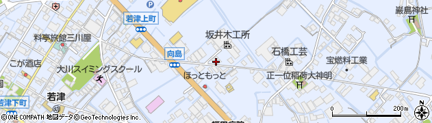 福岡県大川市向島1604周辺の地図