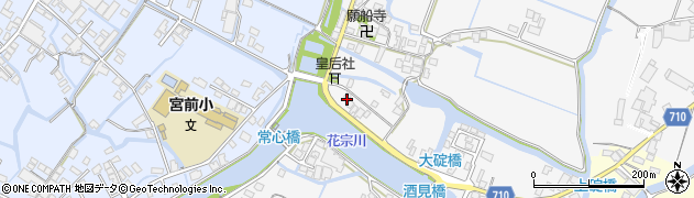 福岡県大川市酒見1027周辺の地図