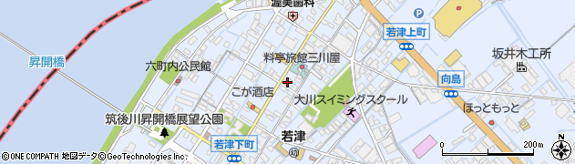 福岡県大川市向島2237周辺の地図