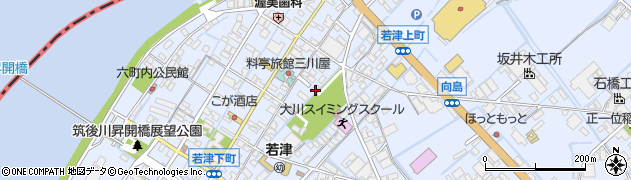 福岡県大川市向島2108周辺の地図