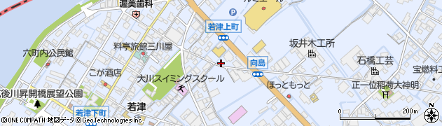 福岡県大川市向島1658周辺の地図