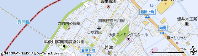福岡県大川市向島2246周辺の地図