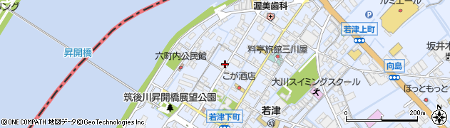 福岡県大川市向島2321周辺の地図