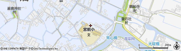 福岡県大川市向島838周辺の地図
