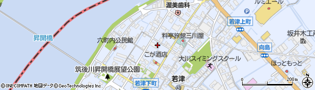 福岡県大川市向島2333周辺の地図
