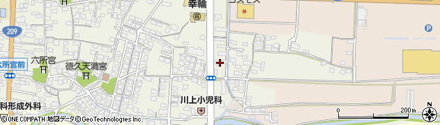 龍クリーニング八女工場店周辺の地図