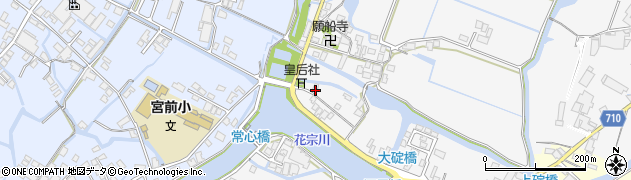 福岡県大川市酒見1022周辺の地図