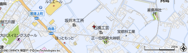 福岡県大川市向島1217周辺の地図