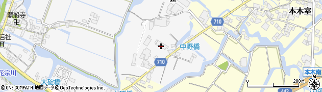 福岡県大川市酒見1151周辺の地図