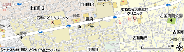エコタウン　オフハウス大分・古国府店周辺の地図